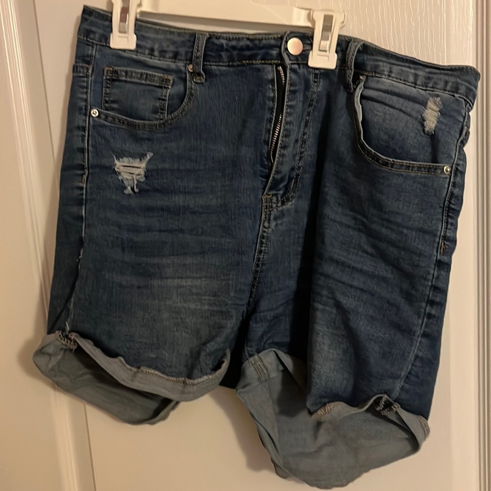 Shein denim shorts